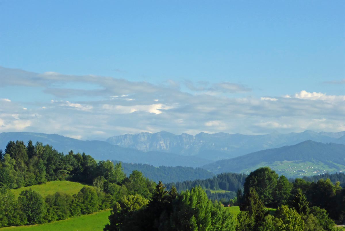 Blick aus der Ferienwohnung