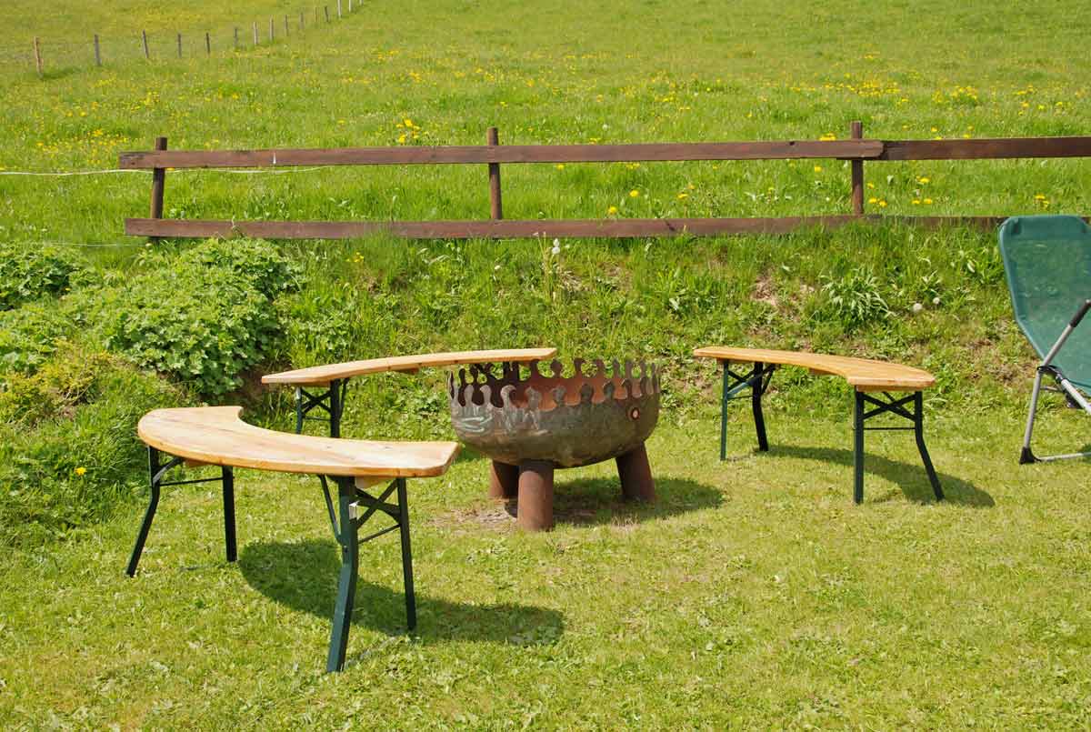 Gemütlich sitzen