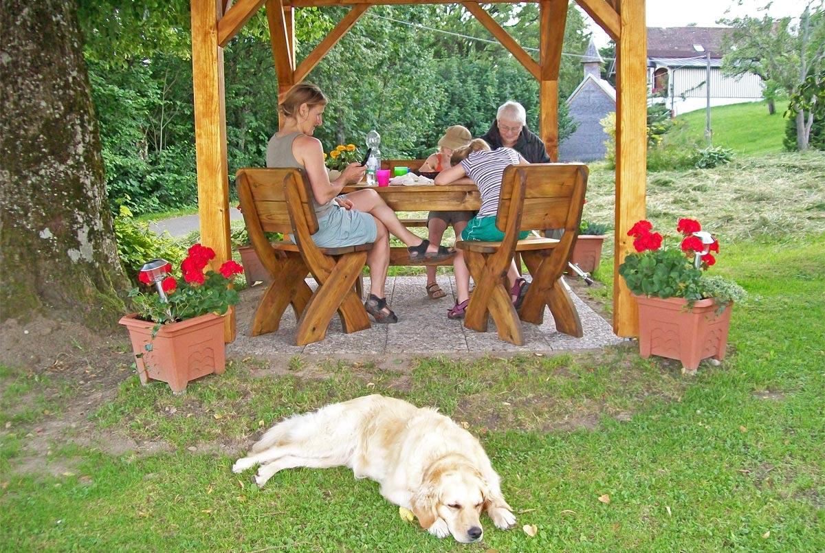 Unser Gartenpavillion