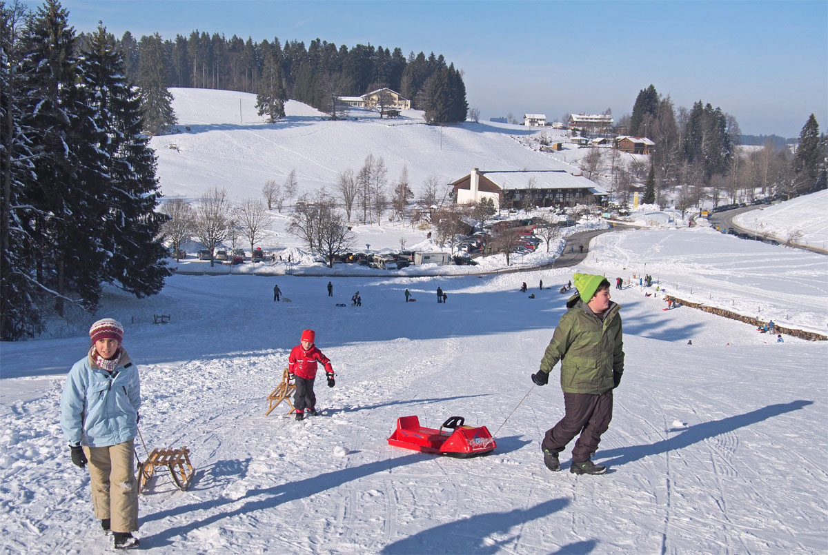 Schlittenfahren