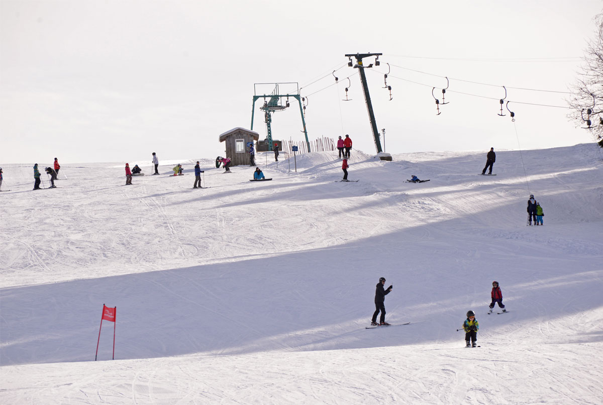Skipiste in Scheidegg